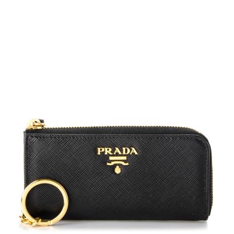 prada keychain price|designer key pouch women's Prada.